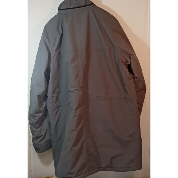 Lands End Jacket Mens XXL/T 50-52 Gray Detachable Hood - Picture 8 of 11